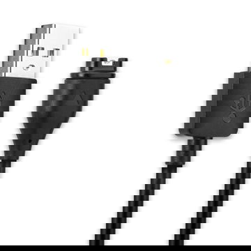 USB-kaapeli urheilukelloon Garmin Fenix 8, 7 / Forerunner 255, 55, 265, 965, 165, 955 / Vivoactive 5 / Venu 3, 3S, 2 / Enduro 3 - 1A, 1m latausjohto, Musta PVC kaapeli 