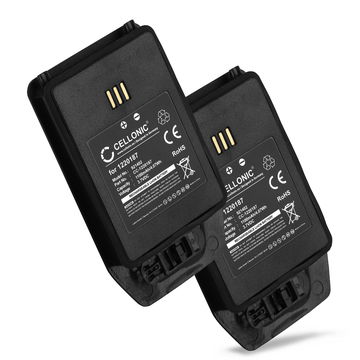 2x Akku pöytäpuhelimeen Ascom D81, Avaya DECT 3749, Aastra DT413 - 1220187, 1100mAh vaihtoakku