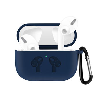 Suojakotelo Apple AirPods Prolle - Sininen latauskotelo silikonia, mattapinta