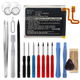1x Akku 616-0639, 616-0640 (200 mAh, 3,7 V) + työkalut