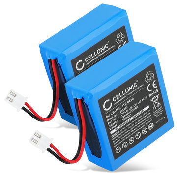 2x Akku tuotteeseen Safescan 135i 145ix 155-S 155i 165-S 165i 185-S - 112-0410, LB-105, 700mAh, 10.8V vara-akku