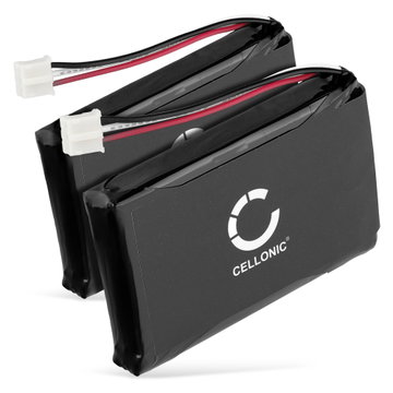 2x Akku tuotteeseen Safescan 6185 - 131-0477, LB-205, 1200mAh, 7.4V vara-akku