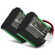 2x Akku 46439, 46439, SCM61932 (4500 mAh, 7,4 V)
