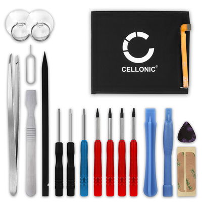 CELLONIC Phone Battery Replacement for Nokia 7.1 (TA-1095) + 17-Tool Phone Repair Kit - HE340, HE347 3000mAh