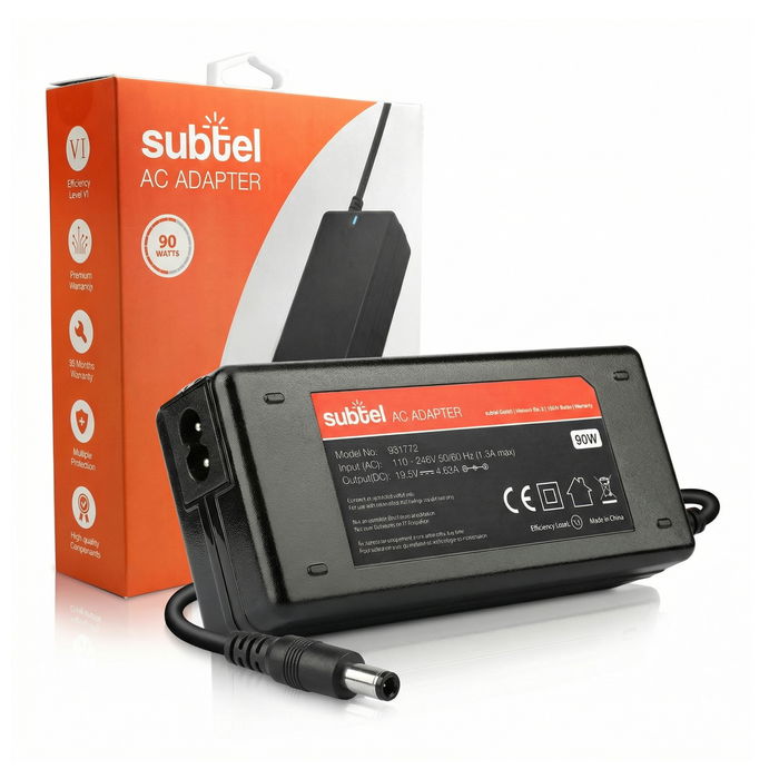 HP EliteBook 8540p laturi 2.6m latausjohdolla valmistajalta subtel