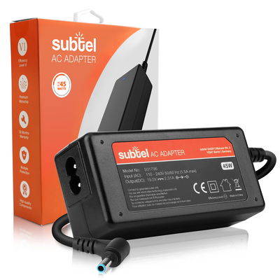 Laturi tietokoneeseen Dell XPS 13, Inspiron 13,14,15,17/ HP Pavilion,EliteBook, Envy - 45W, 19.5V, 741727-001,LA45NM140 tarvikelaturi, 2.6m virtajohto, laturi