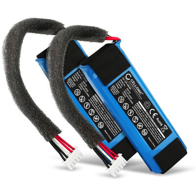 2x Akku kaiuttimeen Harman Kardon Go + Play, Go Play Mini / Kardon GSP1029102 01 / GSP102910201 3000mAh tuotemerkiltä CELLONIC