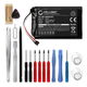 1x Akku 361-00035-00 361-00035-02 (1000 mAh, 3,7 V) + työkalut