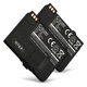 2x Akku EBA-510 (850 mAh, 3,7 V)