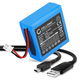 1x Akku 112-0410, LB-105 (700 mAh, 10,8 V) + USB-kaapeli