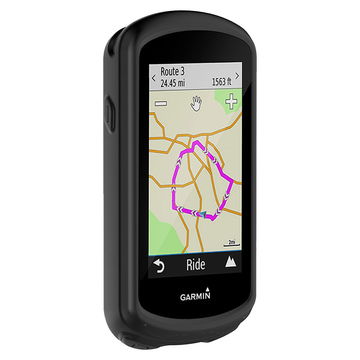 Silikonikotelo Garmin Edge 1030 / Edge 1030 Plus pyörätietokoneelle/navigaattorille - Musta suojus, subtel