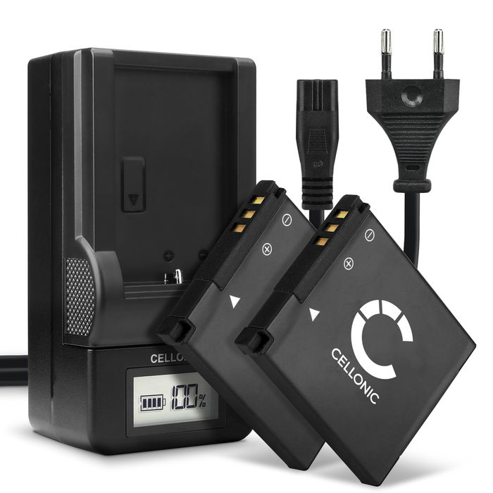 2x Canon PowerShot A3300 IS akku + Laturi tuotemerkiltä CELLONIC
