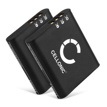 2x Akku kameraan Ricoh G900 G900SE GR III GR IIIx WG-6 DB110 - DB-110 (1100mAh, 3.6V) tuotemerkiltä CELLONIC