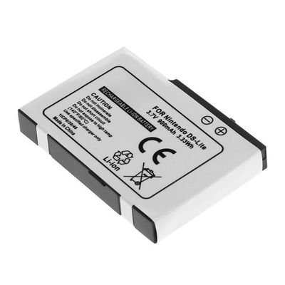 Akku pelikonsoliin Nintendo DS / DS Lite - 900mAh, 3.6V - 3.7V, Litiumionit, USG-001,USG-003 vaihtoakku