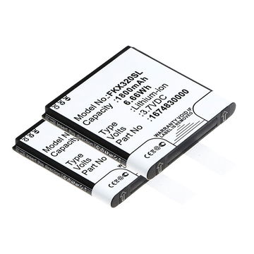 2x Akku navigaattoriin Falk IBEX 25 IBEX 32 - 1800mAh, 3.7V, 1675210000 vaihtoakku GPS-laitteeseen