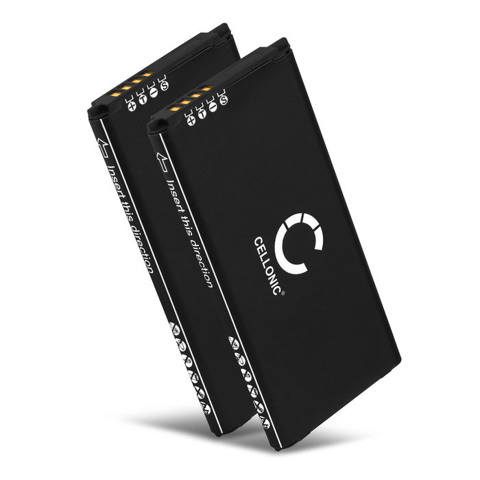 2x Akku kännykkään Samsung Galaxy S5 mini (SM-G800) - EB-BG800BBE, 2100mAh, 3,85V vaihtoakku