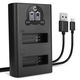 Kaksoislaturi + USB-kaapeli