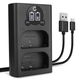 Kaksoislaturi + USB-kaapeli