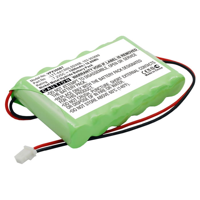 Akku kodintekniikkaan Visonic PowerMaster 30 Control Panel - 1500mAh, 7.2V, 103-301179 vara-akku