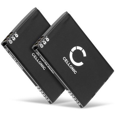 2x Akku varten Nokia 2720 Fold, Nokia 8110 4G, BV-6A - BV-6A (1500mAh) , Vaihtoakku