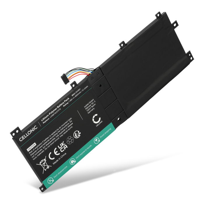 Akku tietokoneeseen Lenovo Miix 510-12IKB, Miix 510-12ISK, Miix 520-12IKB, 5B10L68713, 5B10L67278 - 7.68V 4850mAh tuotemerkiltä CELLONIC