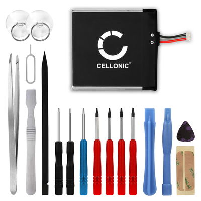 Akku pelikonsoliin Nintendo Switch (>2019) - 4600mAh, 3.7V, Litiumpolymeeri, HAC-001(-01) vaihtoakku + Työkalu