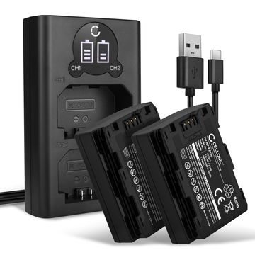 2x CELLONIC® Camera Battery for Sony Alpha 7 IV, A6700, A6600, A7S III, Alpha 9, A9 Replacement NP-FZ100 Battery 1600mAh Backup + Dual Charger BC-QZ1