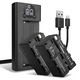 2x Akku NP-F970 NP-F960 NP-F570 NP-F770 (4400 mAh, 7,4 V) + kaksoislaturi