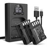 2x Akku 2000mAh+ Tupla Laturi