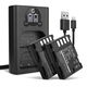 2x Akku DMW-BLF19 DMW-BLF19E DMW-BLF19PP (2000 mAh, 7,4 V) + kaksoislaturi