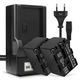 2x Akku NP-FM50 NP-FM30 NP-FM70 NP-QM91 NP-QM71 (3200 mAh, 7,4 V) + laturi