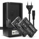 2x Battery (2000mAh, 7.4V) + Charger