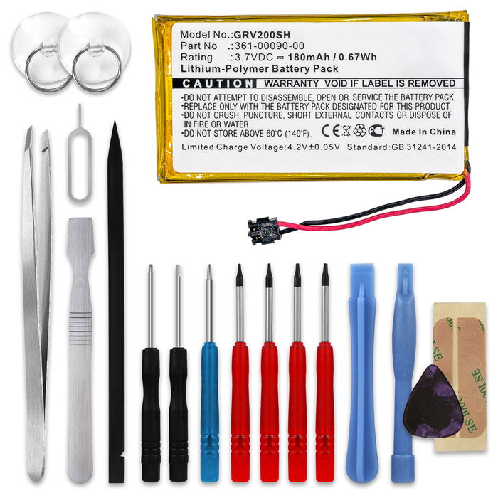 Garmin VivoActive HR akku, 180mAh vaihtoakku + Työkalu tuotemerkiltä CELLONIC