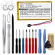 1x Akku 361-00090-00 (180 mAh, 3,7 V) + työkalut