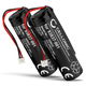2x Akku 93837-001 (3400 mAh, 3,7 V)