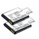 2x Akku FRA051, 312BAT026 (1200 mAh, 3,7 V)