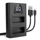 Kaksoislaturi + USB-kaapeli