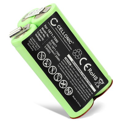 Akku for Moser ChromStyle Pro (2000mAh, 3.6V) â€“ CELLONIC
