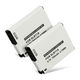 2x Akku EA-SLB11A SLB-11A (750 mAh, 3,7 V)