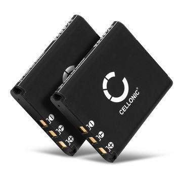 2x Akku kuulokkeisiin Sony WH-1000XM2, MDR-1000X, MDR-1ABT, SRS-BTS50 - 1050mAh tuotemerkiltä CELLONIC