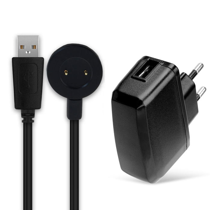 subtel System Connector Smart Watch Charger for Huawei Watch GT2e / GT2 / GT / Honor Magic Watch 2 GPS Fitness Tracker Smart Band Charging Cable and Plug UK Adapter Lead + USB Cable