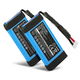 2x Battery (3000mAh, 3.7V)
