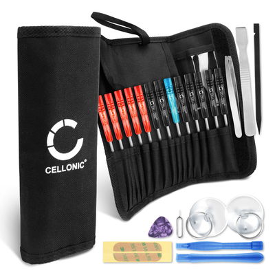 Työkalusarja 23 osaa, tarkkuusruuvimeisselit tarkkuustyöhön, älypuhelimen, tabletin ja kannettavan tietokoneen korjaukseen ja akun vaihtoon