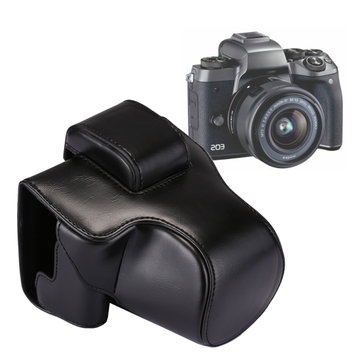 Case for Canon EOS M5 - synthetic Leather, Black Case