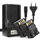2x Akku BN-VF808 BN-VF815 BN-VF823 BN-VF915 (1500 mAh, 7,4 V) + laturi