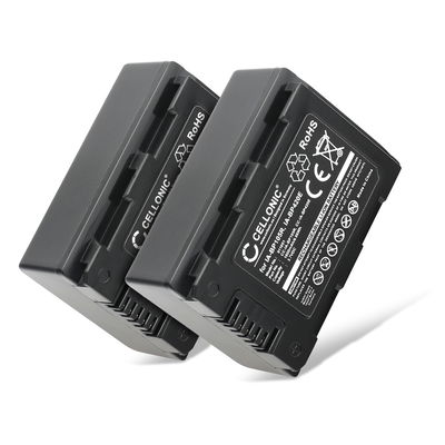 2x Akku kameraan Samsung HMX-F90 -F80 -F900 -F800 HMX-H200 -H400 -H300 SMX-F40 -F44 -F70 -F50 - IA-BP105R IA-BP210E IA-BP420E (1800mAh, 3.7V) tuotemerkiltä CELLONIC