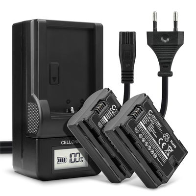 2x Akku + Laturi kameraan FujiFilm GFX100S, GFX 50S II, FujiFilm X-T4, X-T4, X-T4, X-H2S, X-H2, X-H2 - NP-W235 (2000mAh, 7.4V) tuotemerkiltä subtel