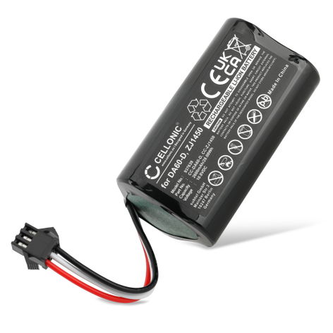 Akku ECOVACS DA60; Deebot Slim 2, 10; D36A; D36C; DB35 imuriin - DA60-Darfon, ZJ1450 (2600 mAh, 10,8 V) tuotemerkiltä CELLONIC