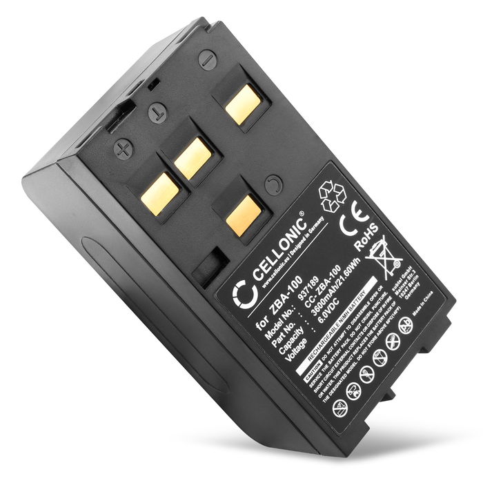 Akku kameraan Geomax ZTS 602LR - ZBA-100 (3600mAh, 6V) tuotemerkiltä CELLONIC