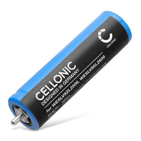 Vaihtoakku laitteelle Panasonic ES8249; ER216; ER217; ES205; Braun 570; 5762; 5764 (680 mAh, 3,6 V) tuotemerkiltä CELLONIC